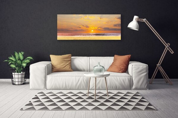 Obraz Canvas More pláž slnko krajina 125x50 cm