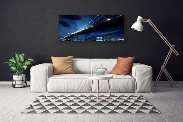 Obraz Canvas Most mesto architektúra 125x50 cm