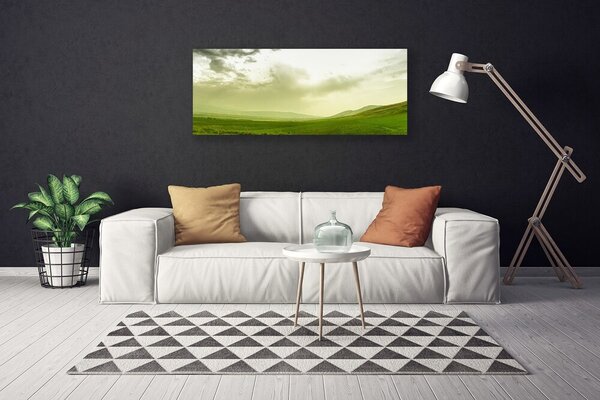 Obraz Canvas Lúka príroda zelený výhľad 125x50 cm