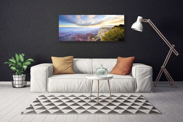 Obraz Canvas More hory príroda 125x50 cm