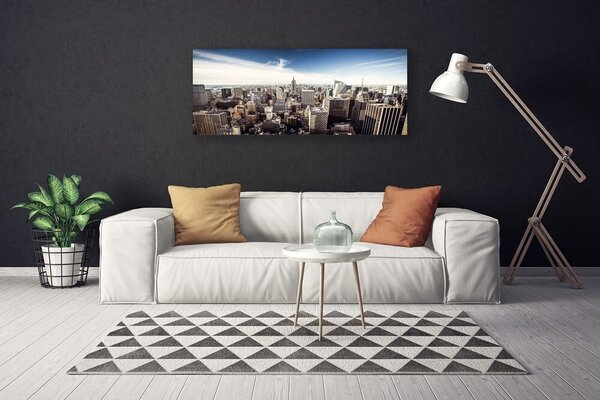 Obraz Canvas Mesto paneláky budovy 125x50 cm