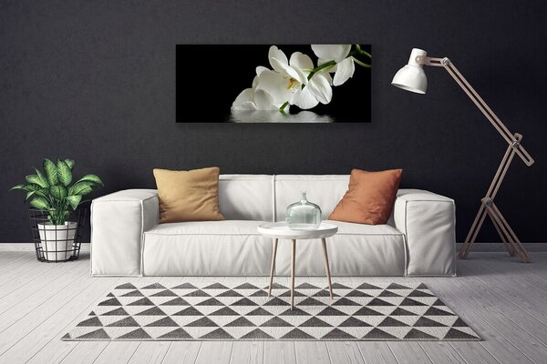 Obraz Canvas Orchidea vo vode kvety 125x50 cm