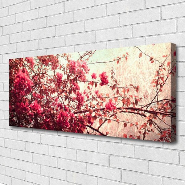 Obraz Canvas Vetvy listy príroda 125x50 cm