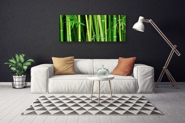 Obraz Canvas Bambusový les bambus príroda 125x50 cm