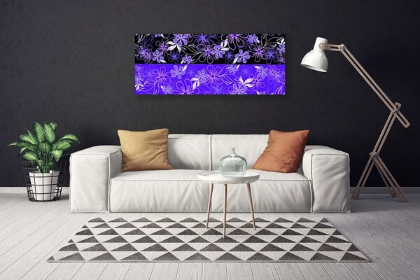 Obraz Canvas Abstrakcia vzory kvety art 125x50 cm