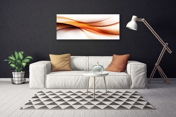Obraz Canvas Abstrakcie umenie vlny 125x50 cm