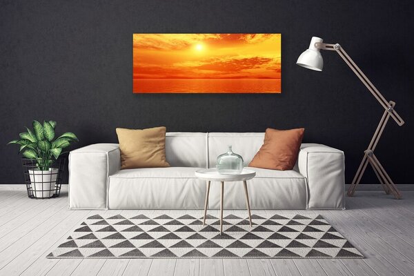 Obraz Canvas Slnko more príroda 125x50 cm