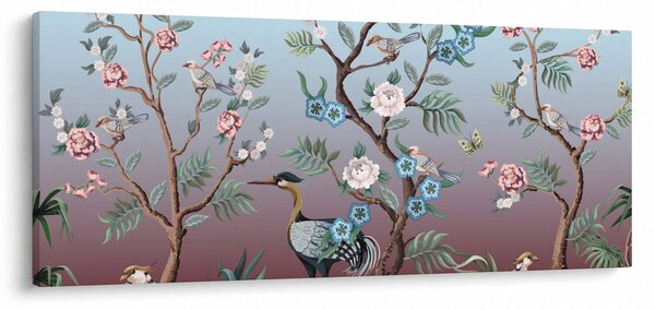 Obraz - Vtáčí park (120x50 cm)
