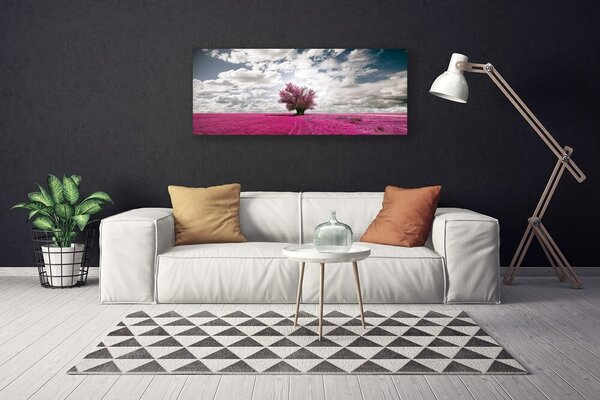 Obraz na plátne Strom pole príroda 125x50 cm