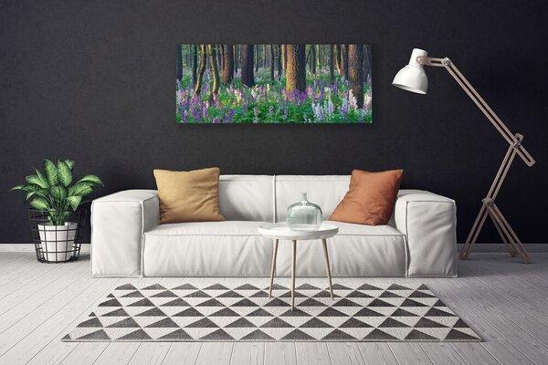 Obraz na plátne Les príroda 125x50 cm