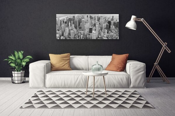 Obraz na plátne Mesto domy 125x50 cm