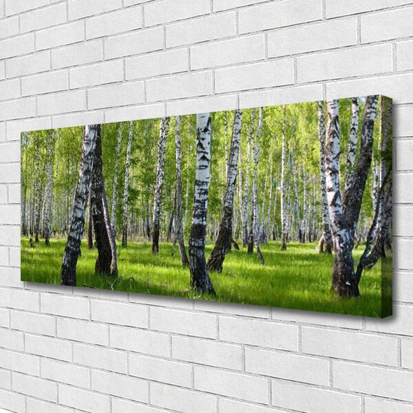 Obraz na plátne Les príroda 125x50 cm
