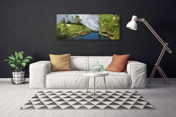 Obraz na plátne Jazero príroda 125x50 cm