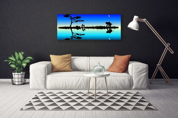 Obraz na plátne Abstrakcia umenie 125x50 cm