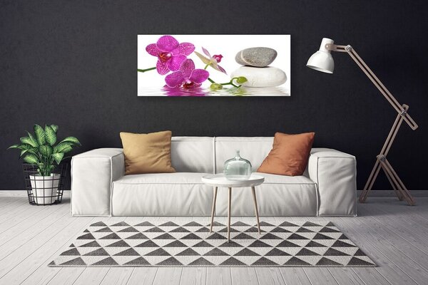 Obraz na plátne Kvet kamene umenie 125x50 cm