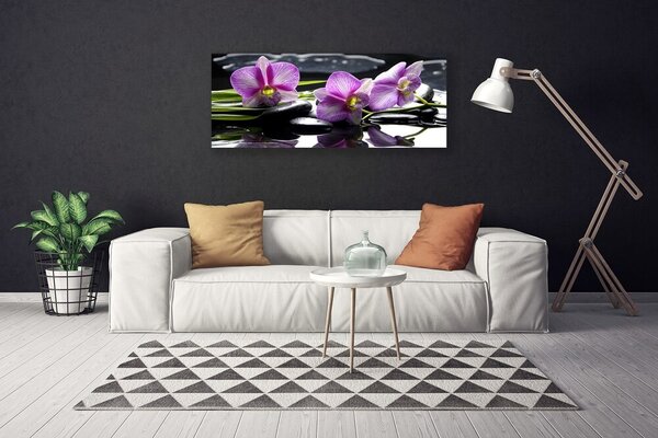 Obraz na plátne Kvet kamene rastlina 125x50 cm