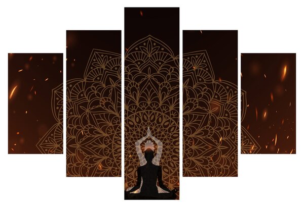 Obraz - Meditácia (150x105 cm)