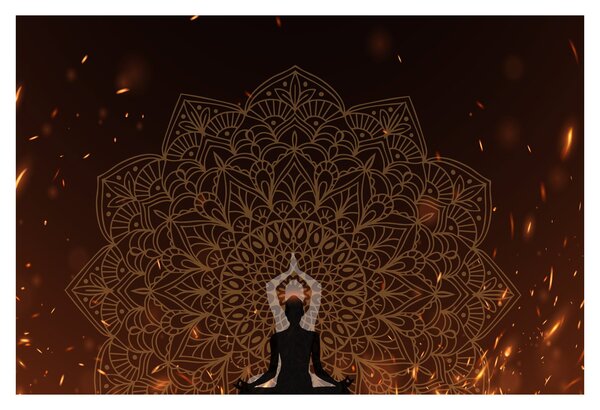 Obraz - Meditácia (90x60 cm)