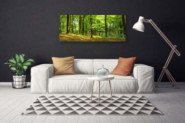Obraz na plátne Les príroda 125x50 cm