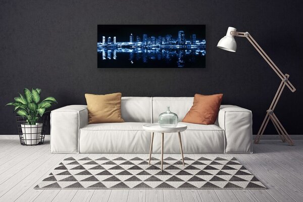 Obraz Canvas Mesto mrakodrapy domy 125x50 cm