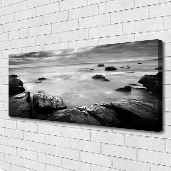 Obraz Canvas Skala more príroda 125x50 cm