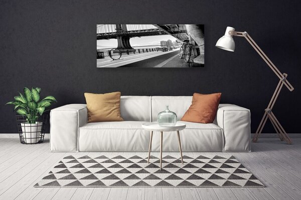 Obraz Canvas Most kolo architektúra 125x50 cm