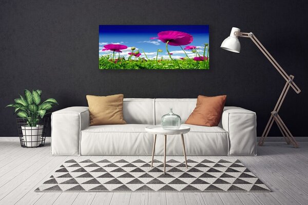 Obraz Canvas Lúka kvety nebo príroda 125x50 cm