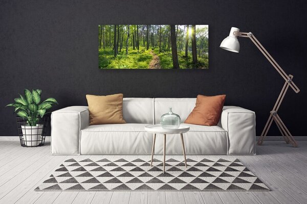 Obraz Canvas Les chodník cestička príroda 125x50 cm
