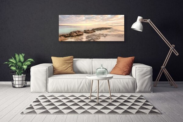 Obraz Canvas More kamene krajina 125x50 cm