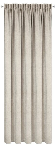 Dekorstudio Ženilkový záves NESKA s riasiacou páskou 140x270cm - svetlobéžový