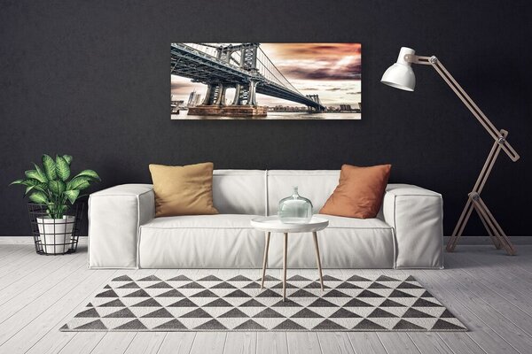 Obraz Canvas Most mesto architektúra 125x50 cm