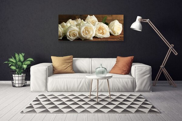 Obraz Canvas Ruže kvety rastlina 125x50 cm