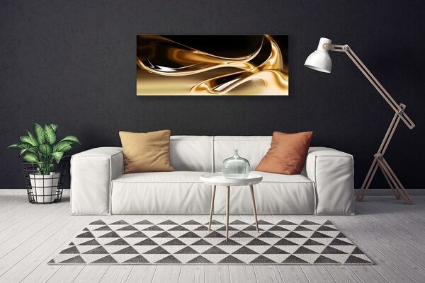 Obraz Canvas Zlato abstrakcia art umenie 125x50 cm