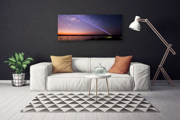 Obraz Canvas Hviezdy noc mliečna dráha 125x50 cm