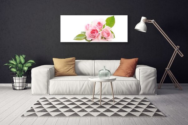 Obraz Canvas Ruže kvety príroda 125x50 cm