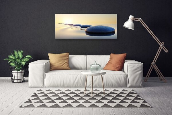 Obraz Canvas Kamene vo vode kúpele 125x50 cm