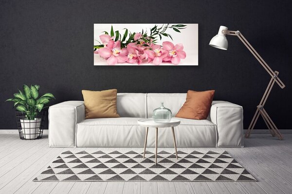 Obraz Canvas Orchidea kvety kúpele 125x50 cm