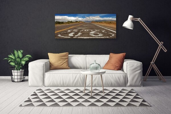 Obraz Canvas Cesta na púšti diaľnica 125x50 cm