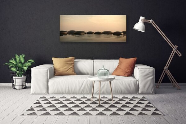 Obraz Canvas Kamene voda umenie 125x50 cm