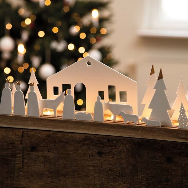 Vianočný svietnik Large Nativity 45 cm