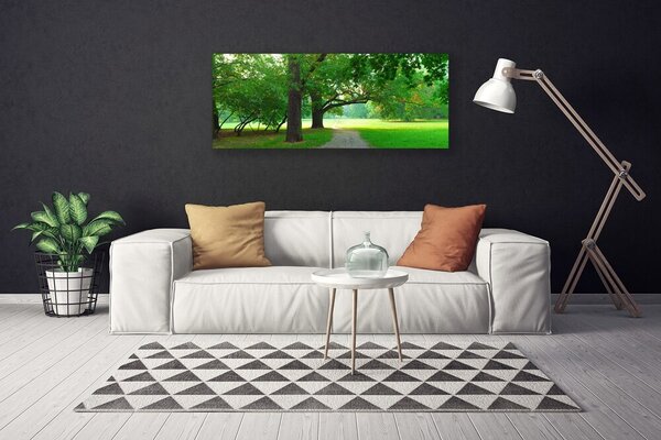 Obraz Canvas Chodník stromy príroda 125x50 cm