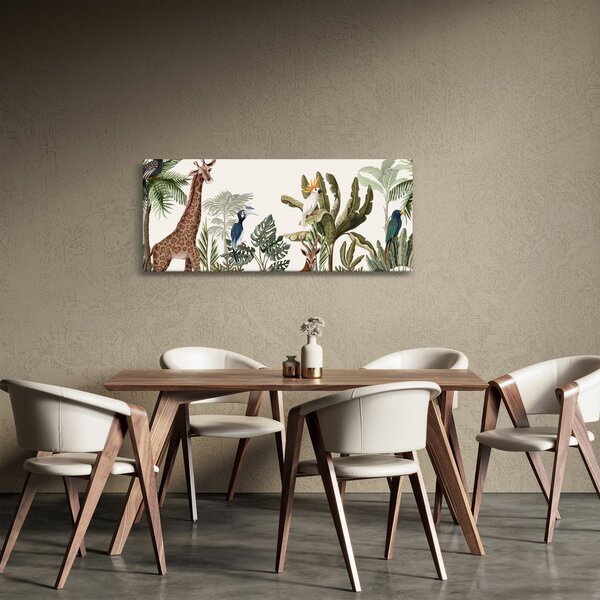 Obraz - Obyvatelia Afriky (120x50 cm)