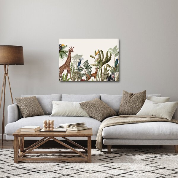 Obraz - Obyvatelia Afriky (70x50 cm)