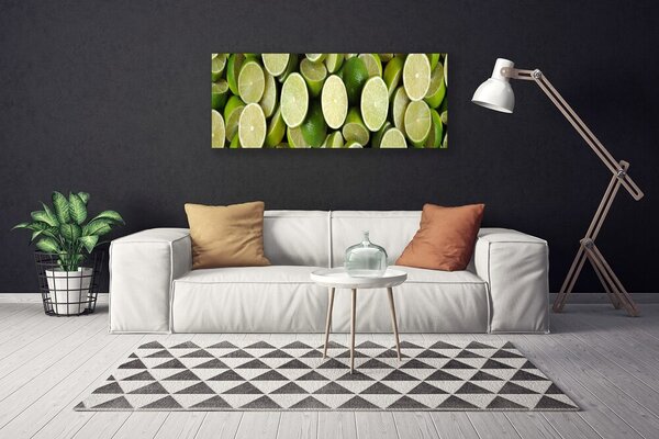 Obraz Canvas Limetka jedlo kuchyňa 125x50 cm
