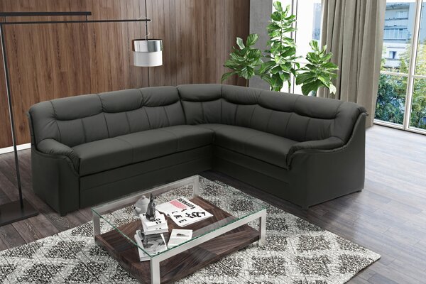 ROHOVÁ SEDAČKA, textil, čierna MID.YOU - Sedačky, Online Only