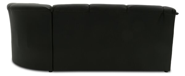 ROHOVÁ SEDAČKA, textil, čierna MID.YOU - Sedačky, Online Only