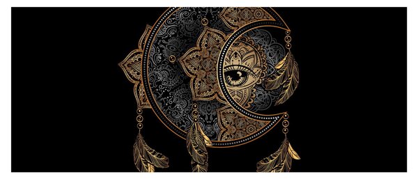 Obraz - Magické oko (120x50 cm)