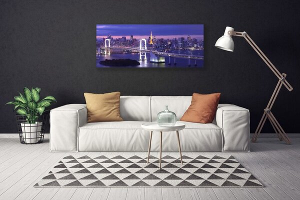 Obraz Canvas Most mesto architektúra 125x50 cm