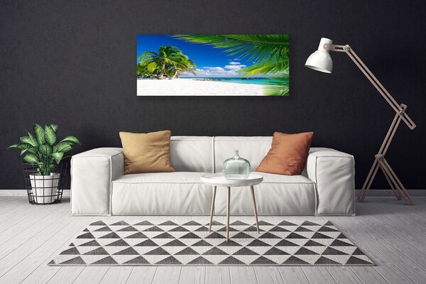 Obraz Canvas Tropická pláž more výhľad 125x50 cm