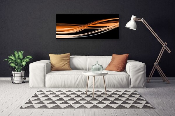 Obraz Canvas Abstrakcia vlny art umenie 125x50 cm